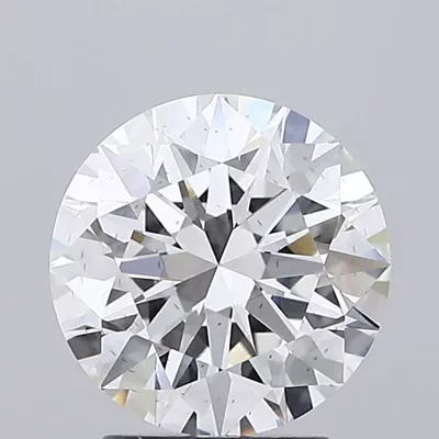 2.62ct F SI1 Excellent Cut Round Lab Grown Diamond