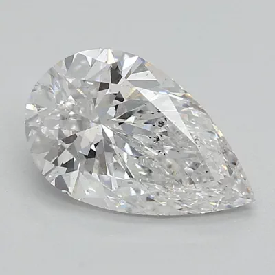 1.50ct E SI1 Rare Carat Ideal Cut Pear Lab Grown Diamond