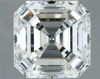 3.03ct H VS1 Rare Carat Ideal Cut Asscher Diamond