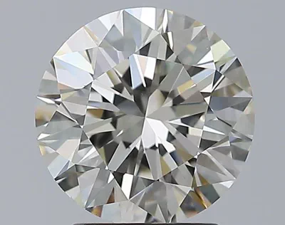 2.51ct K VS2 Rare Carat Ideal Cut Round Diamond