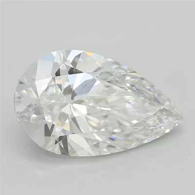 1.51ct D VS1 Rare Carat Ideal Cut Pear Lab Grown Diamond