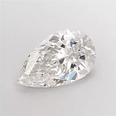 3.51ct F VS2 Rare Carat Ideal Cut Pear Lab Grown Diamond