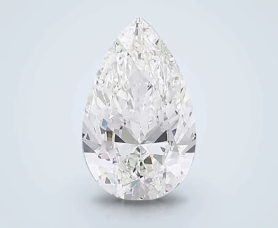 10.05ct H SI1 Rare Carat Ideal Cut Pear Diamond
