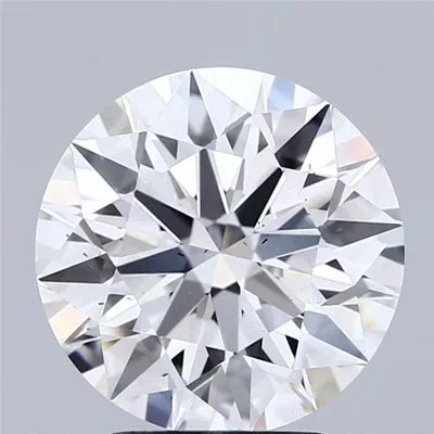 3.11ct F SI1 Rare Carat Ideal Cut Round Lab Grown Diamond
