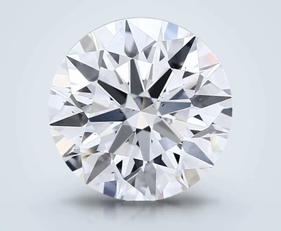 3.11ct F SI1 Rare Carat Ideal Cut Round Lab Grown Diamond