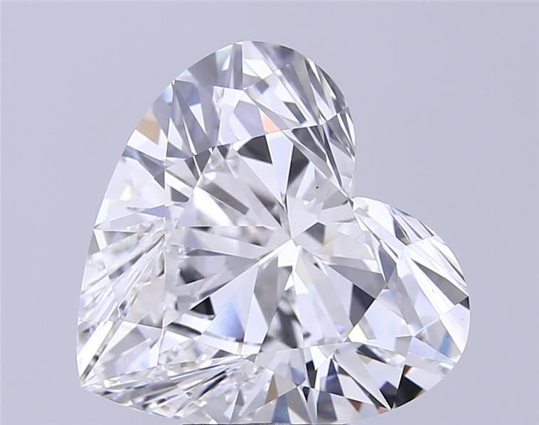 8.02ct E VS1 Rare Carat Ideal Cut Heart Lab Grown Diamond