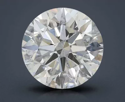 3.51ct J SI2 Rare Carat Ideal Cut Round Diamond
