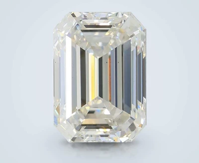 4.12ct G VS2 Rare Carat Ideal Cut Emerald Lab Grown Diamond
