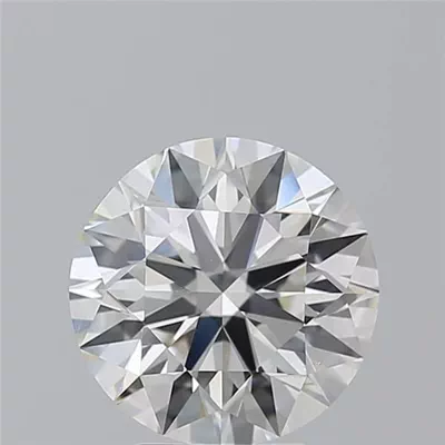 3.36ct H SI1 Rare Carat Ideal Cut Round Diamond