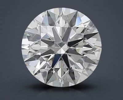 3.36ct H SI1 Rare Carat Ideal Cut Round Diamond