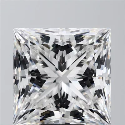 10.09ct F VS1 Rare Carat Ideal Cut Princess Lab Grown Diamond