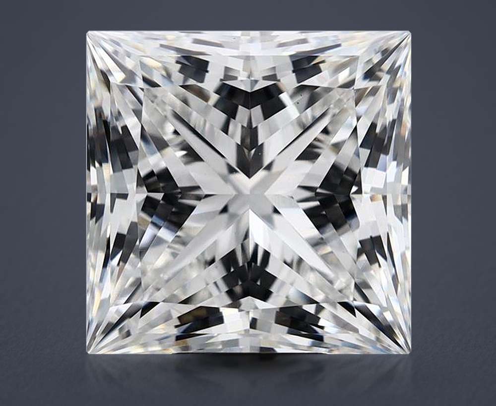 10.09ct F VS1 Rare Carat Ideal Cut Princess Lab Grown Diamond