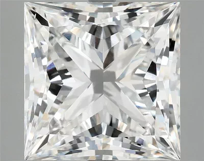 8.04ct E VS1 Rare Carat Ideal Cut Princess Lab Grown Diamond