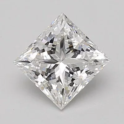 1.04ct E VS1 Rare Carat Ideal Cut Princess Lab Grown Diamond