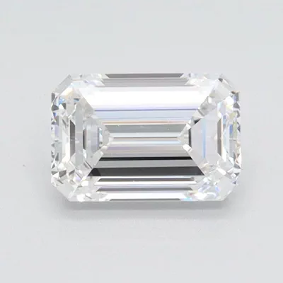 1.04ct E VVS1 Rare Carat Ideal Cut Emerald Lab Grown Diamond