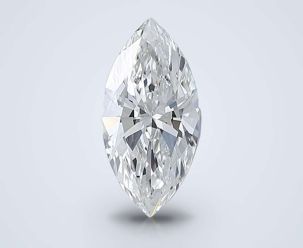 3.05ct F VS1 Rare Carat Ideal Cut Marquise Lab Grown Diamond