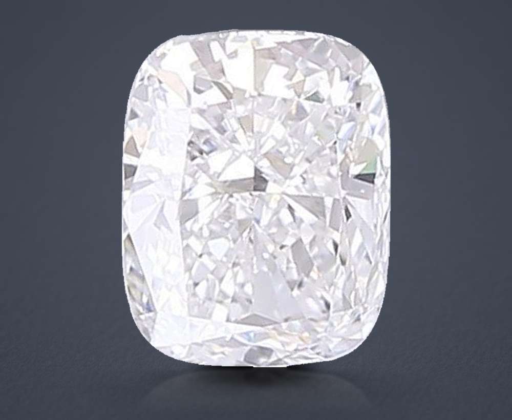 1.07ct D VVS2 Rare Carat Ideal Cut Cushion Lab Grown Diamond