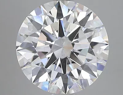 4.01ct F SI1 Rare Carat Ideal Cut Round Lab Grown Diamond