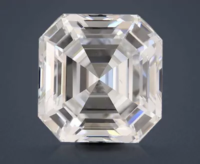 1.50ct E VS1 Rare Carat Ideal Cut Asscher Lab Grown Diamond