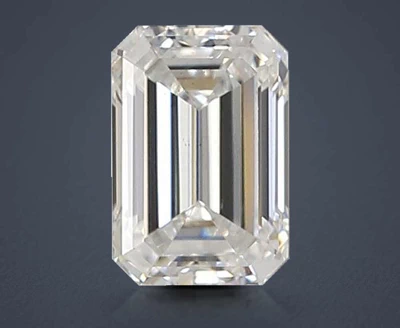 1.34ct D VS2 Rare Carat Ideal Cut Emerald Lab Grown Diamond