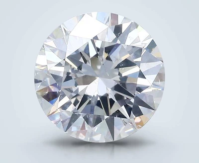 3.04ct G SI2 Rare Carat Ideal Cut Round Diamond