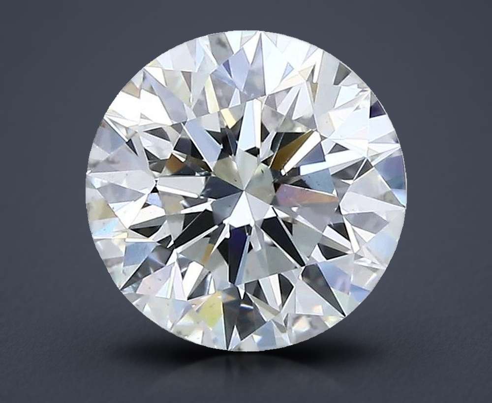 2.30ct H SI1 Rare Carat Ideal Cut Round Diamond