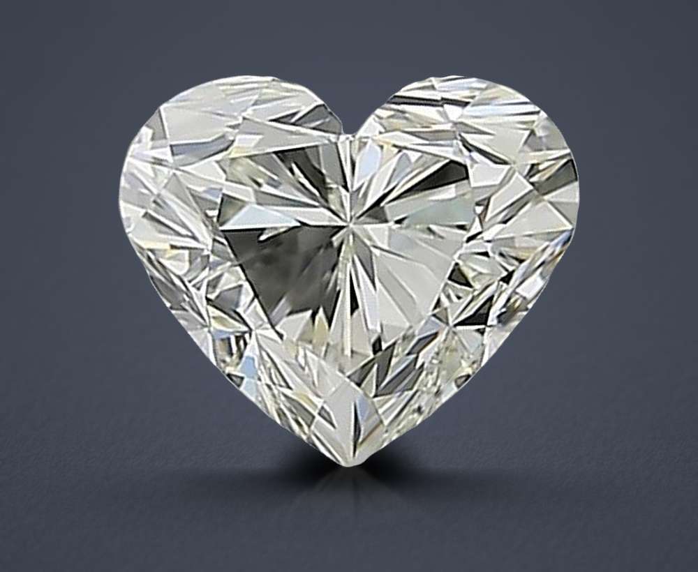 0.51ct K IF Rare Carat Ideal Cut Heart Diamond