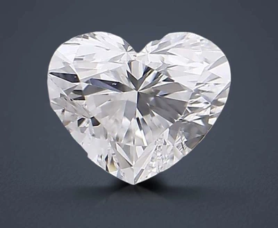 0.26ct E VVS1 Very Good Cut Heart Diamond