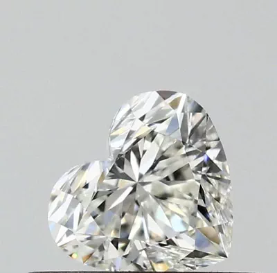 0.37ct I IF Rare Carat Ideal Cut Heart Diamond