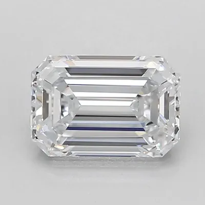 2.20ct F VVS1 Rare Carat Ideal Cut Emerald Lab Grown Diamond