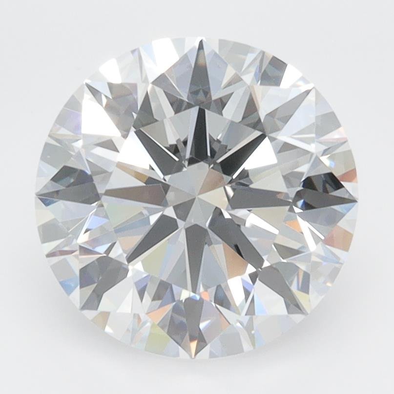 2.85ct D VVS1 Rare Carat Ideal Cut Round Lab Grown Diamond