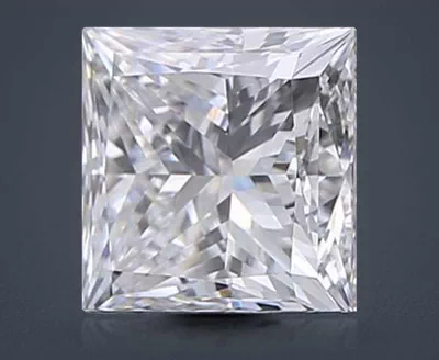 0.56ct D VVS1 Rare Carat Ideal Cut Princess Lab Grown Diamond