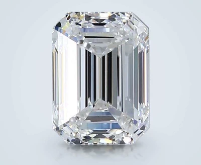 2.21ct E VS2 Rare Carat Ideal Cut Emerald Diamond