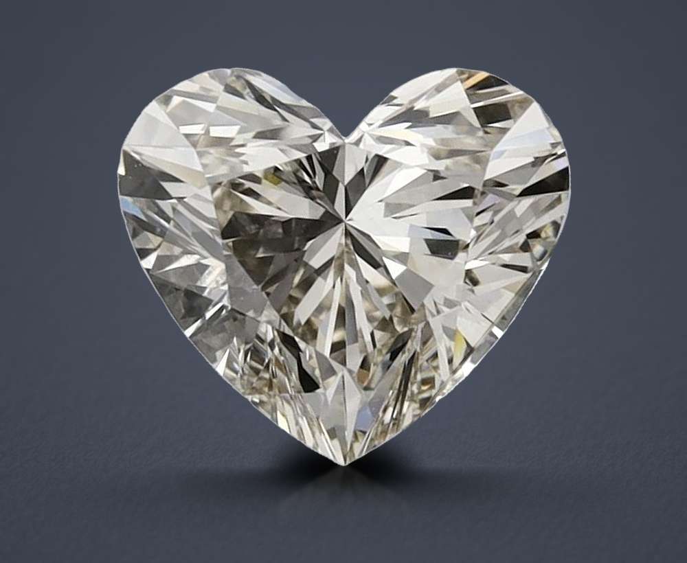 1.07ct K IF Rare Carat Ideal Cut Heart Diamond
