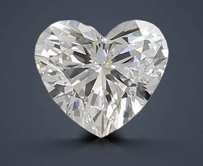 1.06ct D VVS2 Rare Carat Ideal Cut Heart Lab Grown Diamond
