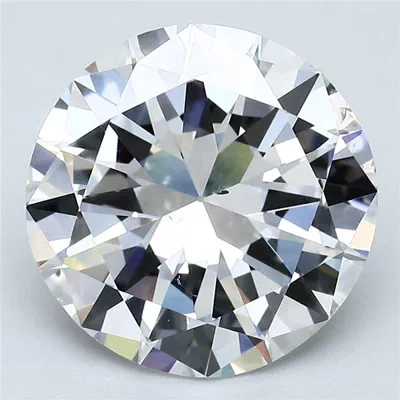 4.28ct E SI1 Good Cut Round Diamond