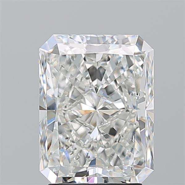 3.01ct H SI2 Rare Carat Ideal Cut Radiant Diamond
