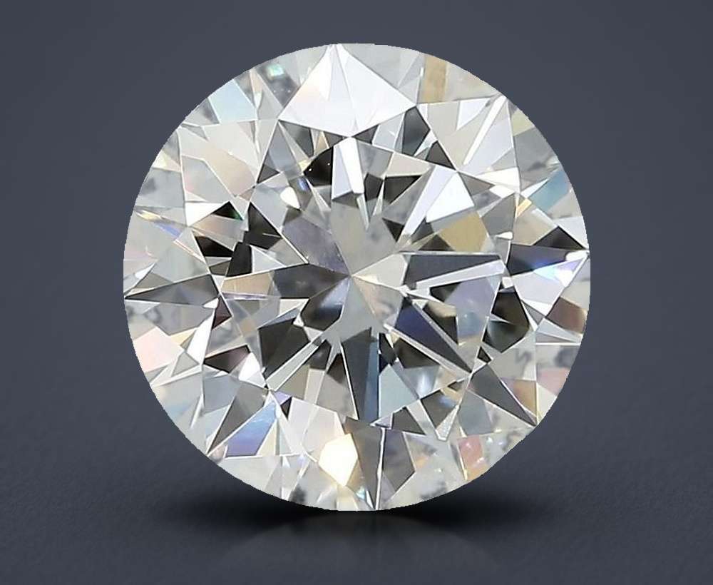 3.52ct F VVS2 Excellent Cut Round Lab Grown Diamond