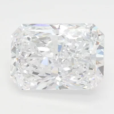 2.08ct D VVS1 Rare Carat Ideal Cut Radiant Lab Grown Diamond