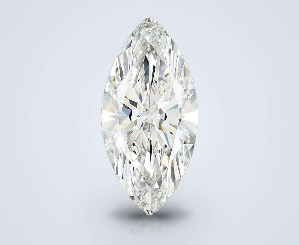 10.77ct F VVS2 Rare Carat Ideal Cut Marquise Lab Grown Diamond