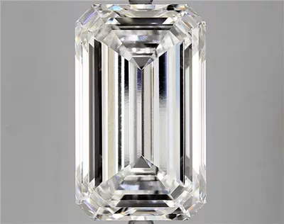 12.50ct F VVS2 Rare Carat Ideal Cut Emerald Lab Grown Diamond