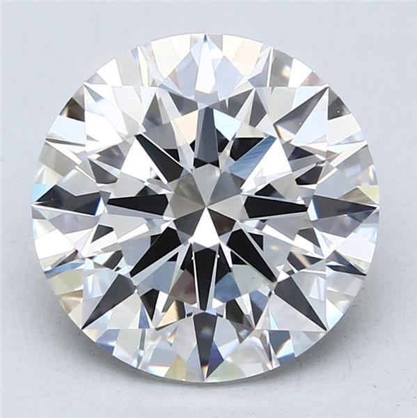 5.06ct E VVS2 Rare Carat Ideal Cut Round Lab Grown Diamond