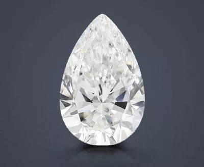 15.01ct F VVS2 Very Good Cut Pear Lab Grown Diamond
