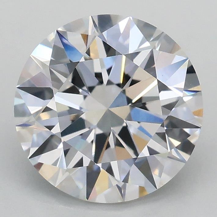 2.01ct D VVS2 Excellent Cut Round Lab Grown Diamond