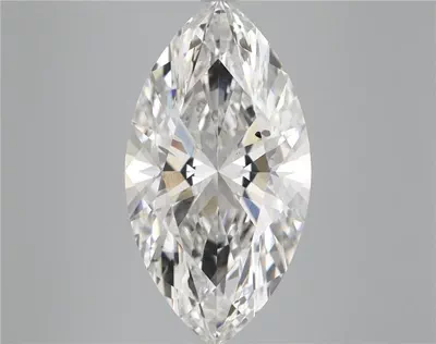 5.01ct F SI1 Rare Carat Ideal Cut Marquise Lab Grown Diamond