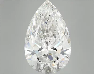 11.27ct E VVS2 Rare Carat Ideal Cut Pear Lab Grown Diamond
