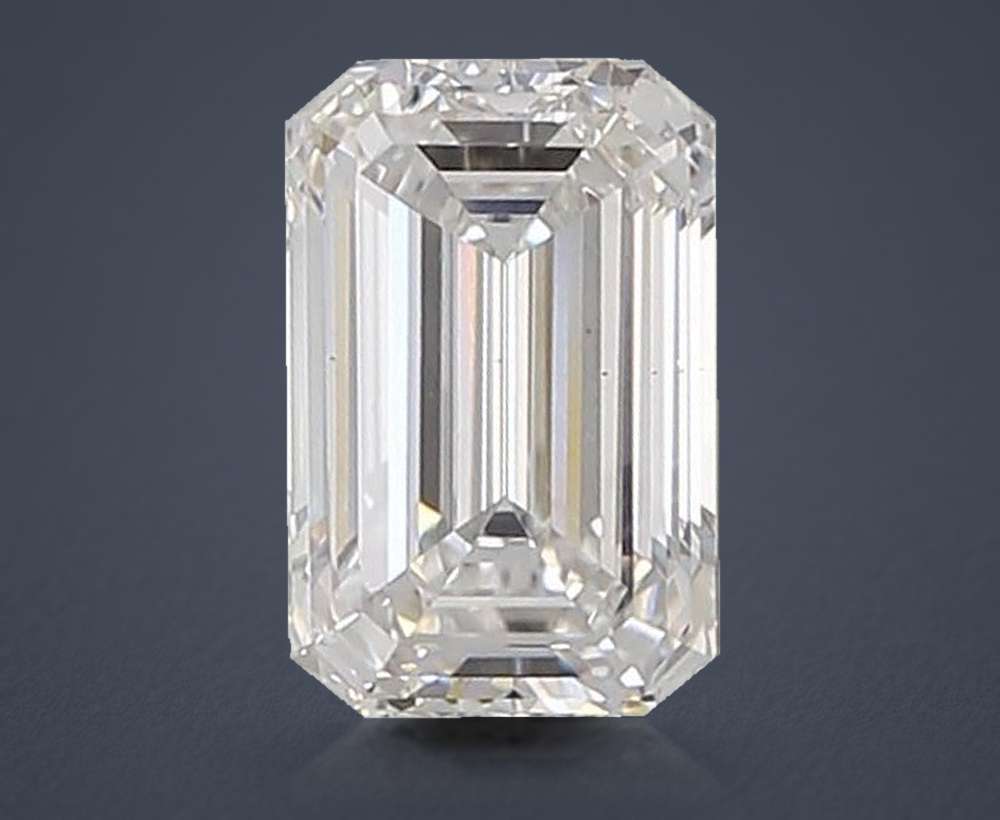1.35ct D VS1 Rare Carat Ideal Cut Emerald Lab Grown Diamond