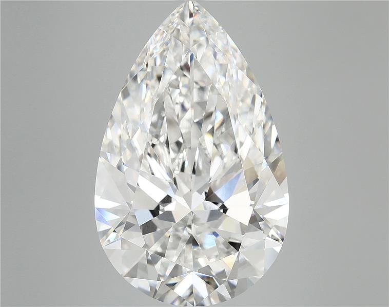 10.14ct F VVS2 Rare Carat Ideal Cut Pear Lab Grown Diamond