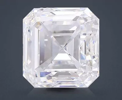 6.44ct E VVS2 Rare Carat Ideal Cut Asscher Lab Grown Diamond