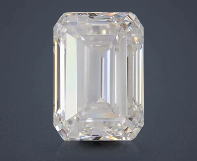 19.00ct F VS1 Rare Carat Ideal Cut Emerald Lab Grown Diamond